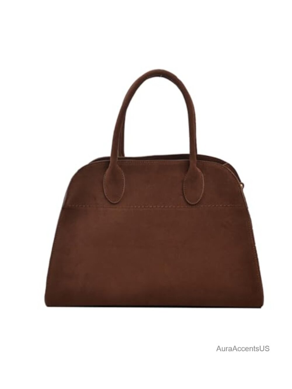 Women's Retro Suede Leather Tote Bag Ladies' Fashion Shoulder Handbag Top